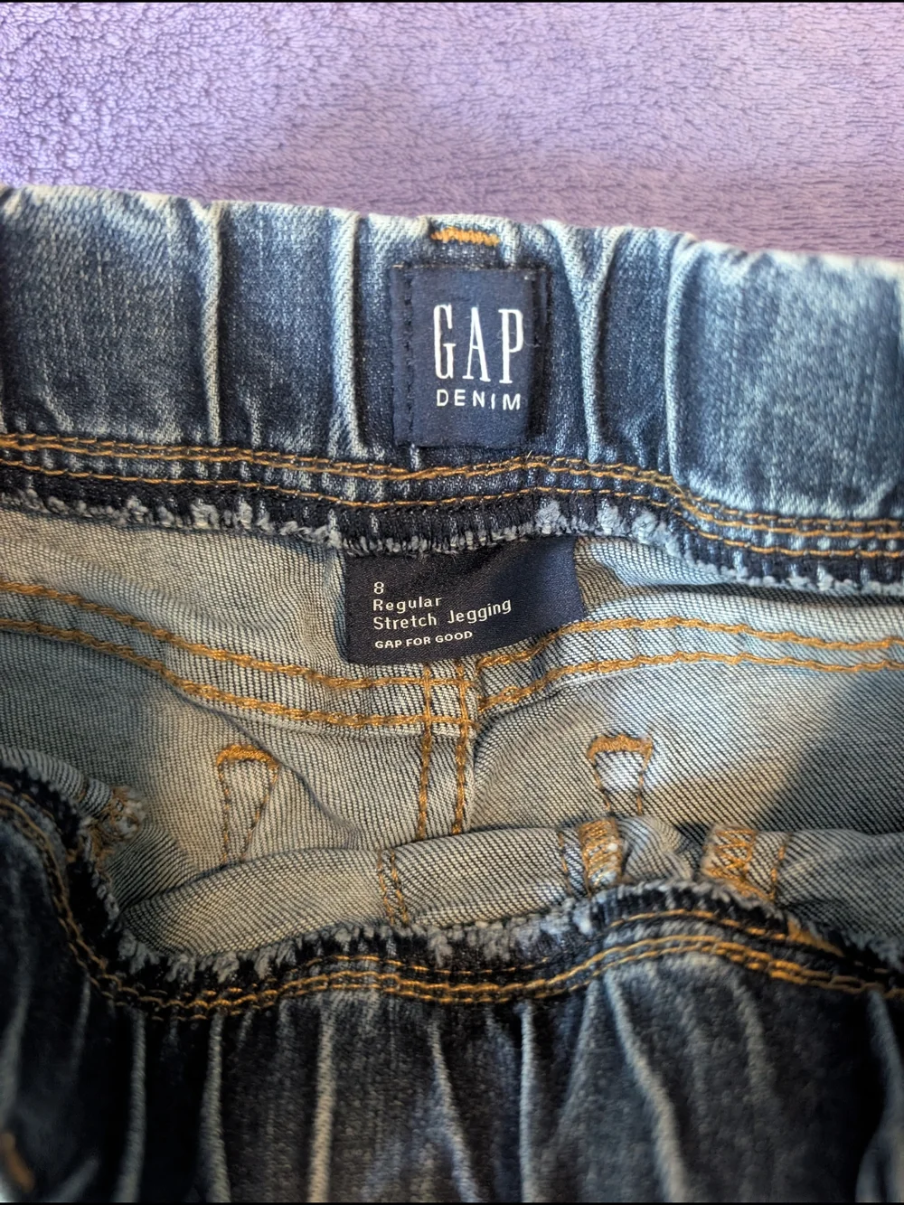GAP Girls Stretch Dark Blue Skinny Jeans